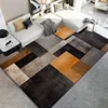 Nordic Black Brown Carpet for Living Room Home Decorations Coffee Table Large Area Plaid Rugs Bedroom Floor Mats Children Carpet 3