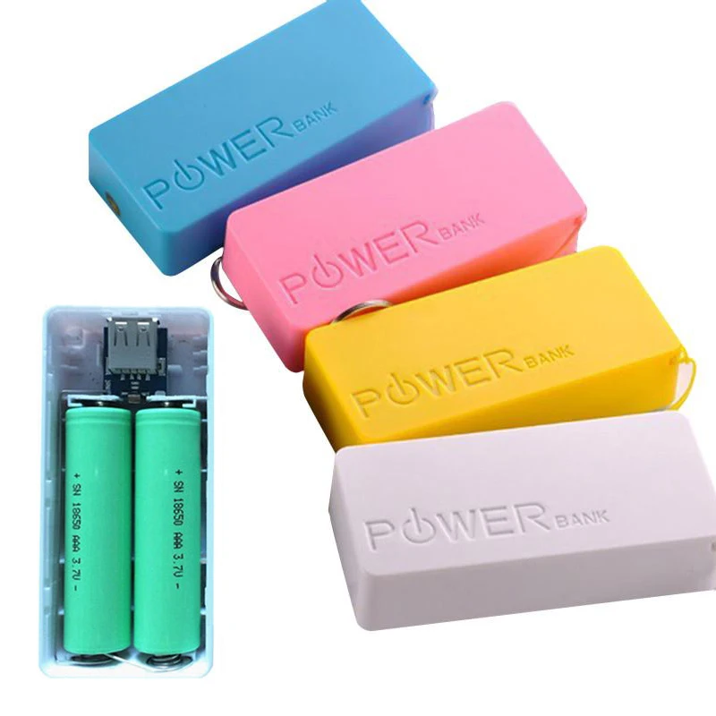 18650PowerBankBatteryChargerCase5V1APortableUSBPowerBankKit