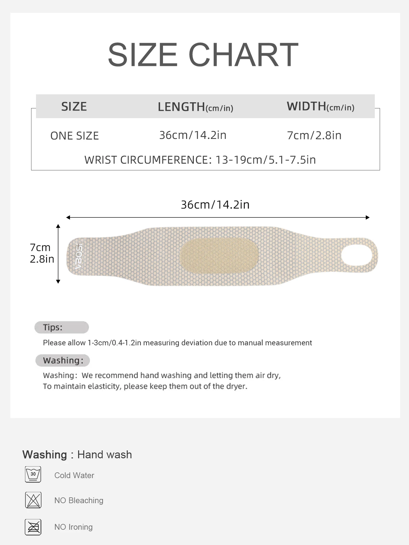 Lightweight Adjustable Wrist Support Wrap