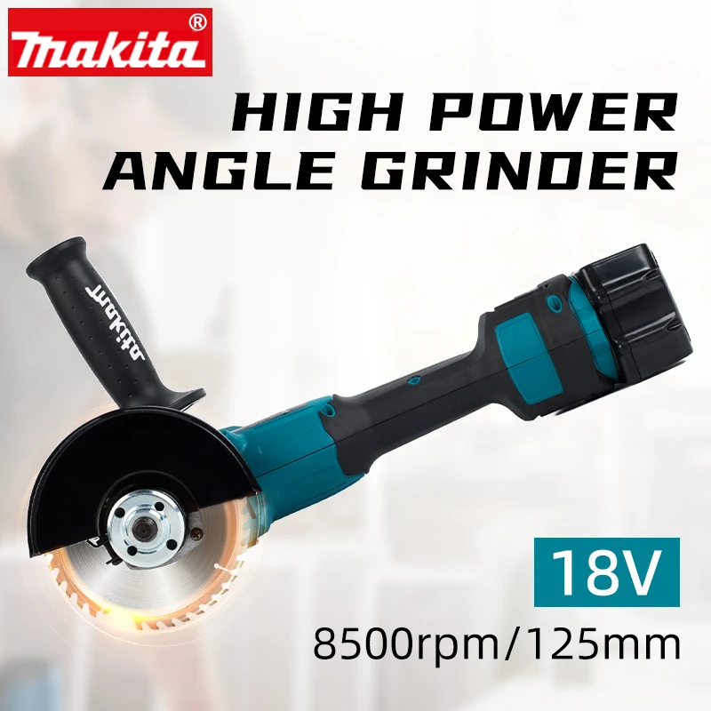Makita DGA404 brushless lithium angle grinder rechargeable cutting machine high-power polishing machine 18V universal 2