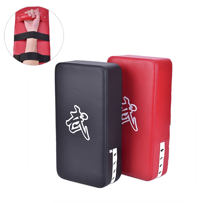 Punching Bag Boxing Pad Sand Bag Fitness Taekwondo MMA Hand Kicking Pad PU Leather Training Gear Muay Thai Foot Target 1 pcs