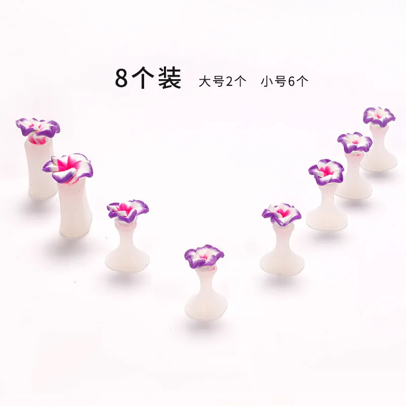 New finger splitter manufacturer direct nail art tool toenail silicone separator Japanese and Korean style toe splitter
