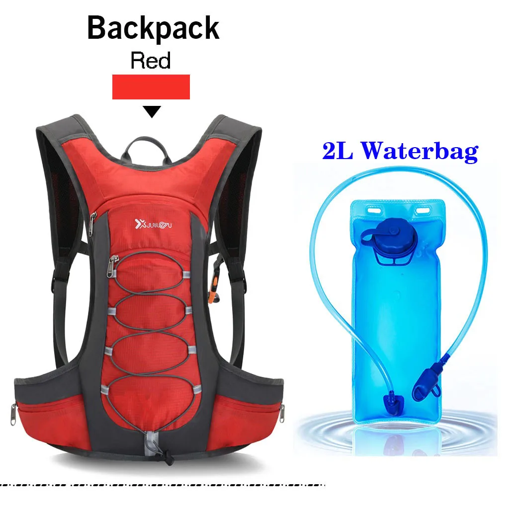 New Style Cycling Shoulders Bag Waterbag Set Travel Sports Water Bladder backpack 2L Inner Hydration Rucksack Water Bag Knapsack 5