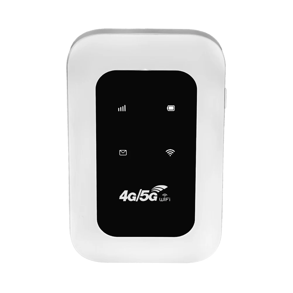 4G Pocket WiFi Router Portable Mobile Hotspot 150Mbps 4G LTE Wireless Router 2100mAh MiFi Modem SIM Card Slot Wide Coverage