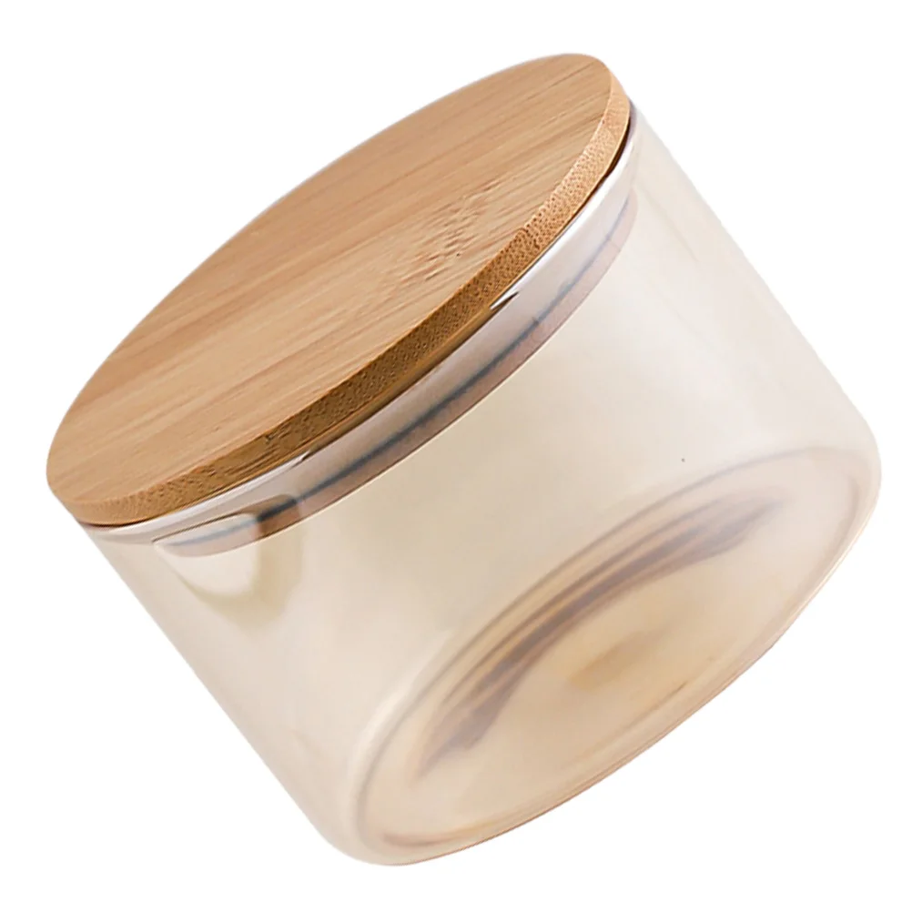 

Sealed Canister Food Storage Bottles Container Storage Snacks Candy Storage Jars Kitchen Grain Storage Glass Jar With Bamboo Lid