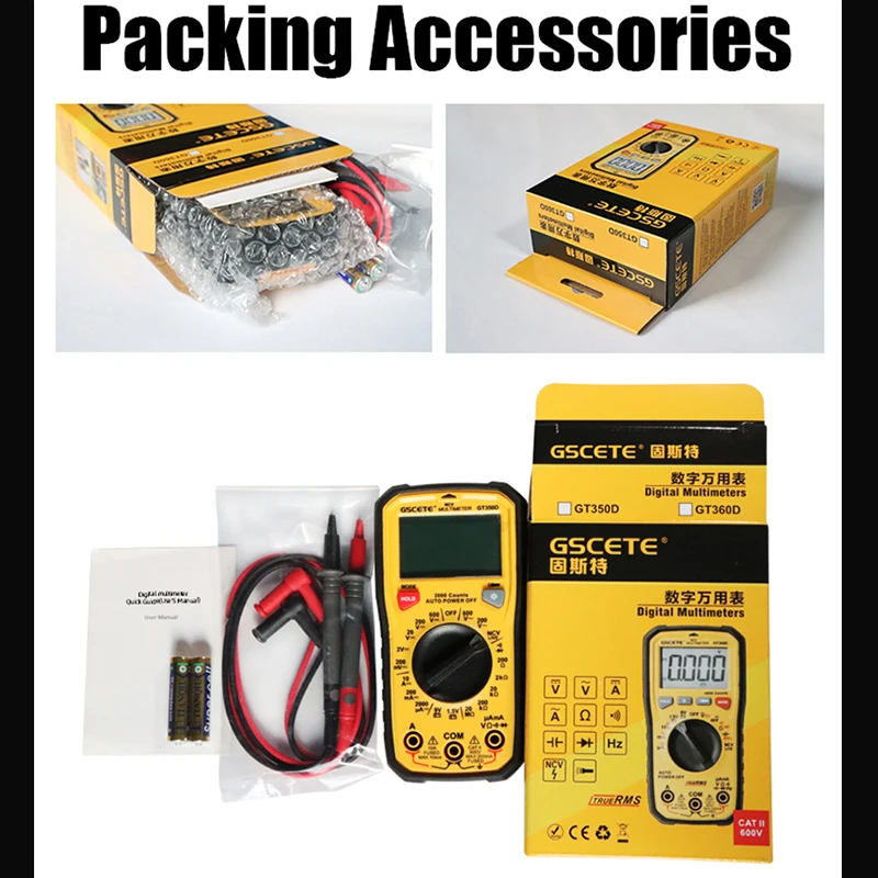 Professioneller Digital Multimeter, Leistungs-Tester für