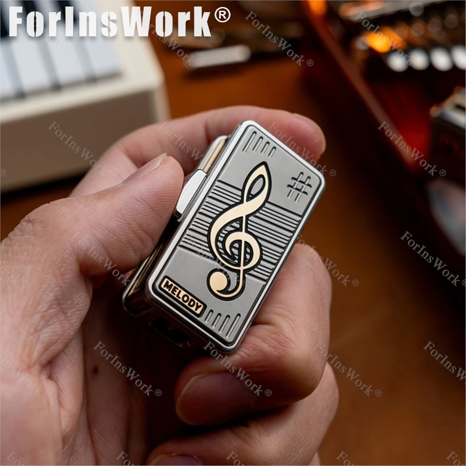 DJG MELODY Titanium Alloy Mechanical Scale Push Slider EDC