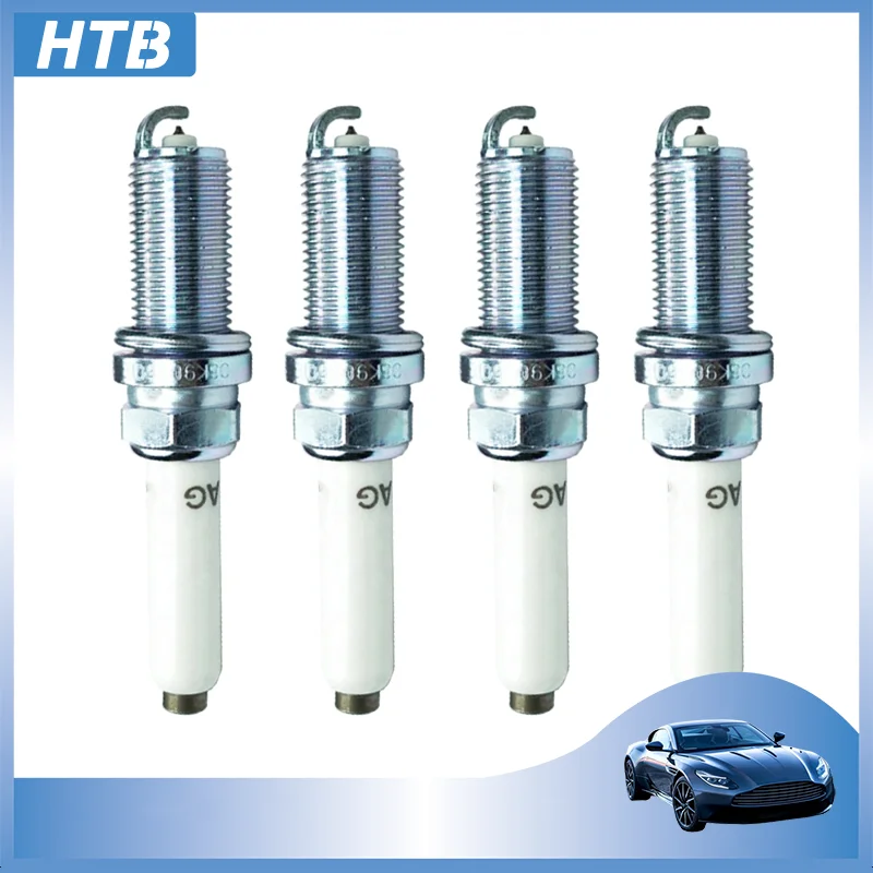 

4 Pcs 06K905601B PLFER7A8EG Original Laser Platinum Spark Plug For VW Polo Sharan Touran Audi A3 A4 A6 Q7 TT Skoda Octavia Seat