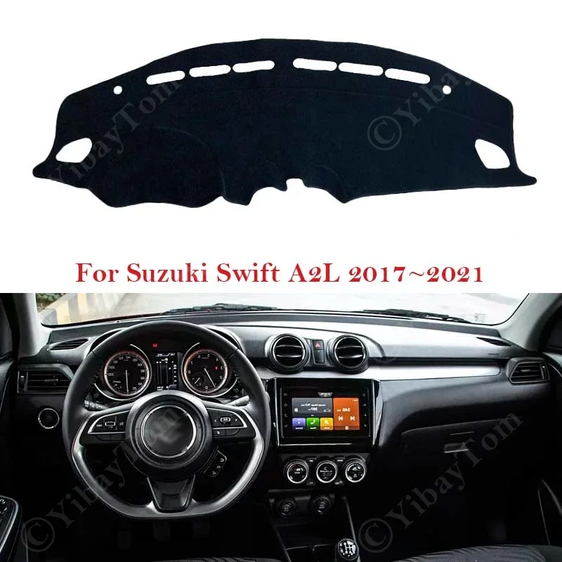 For Suzuki Swift A2L 2017 ~ 2021 2018 Dashboard Cover Dash Board Mat Carpet Dashmatfor Pad Sunshade Cushion Cape Car Accessories