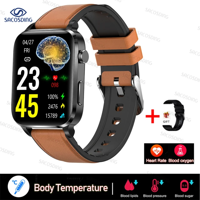 desmayarse Explícitamente vertical Reloj inteligente con control del ritmo cardíaco y de la presión sanguínea  para hombre, reloj inteligente con control del ritmo cardíaco, ECG, PPG,  para Huawei y Xiaomi, regalo| | - AliExpress