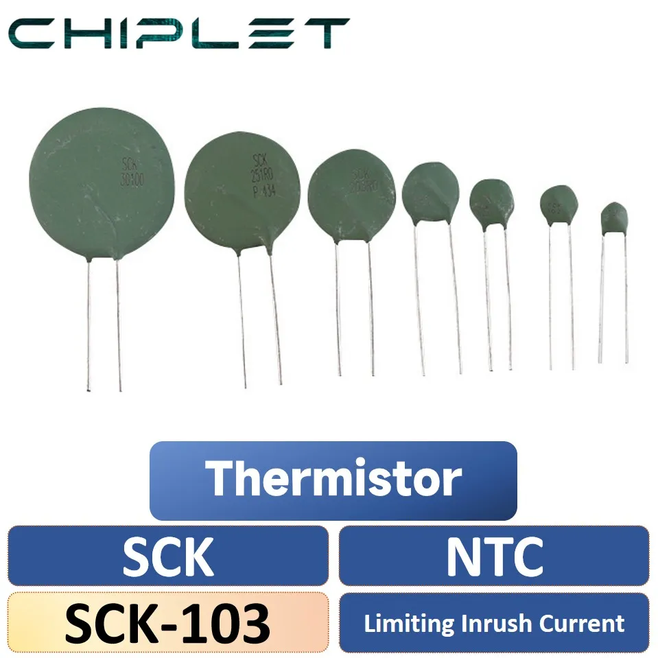 10pcs Thermistor NTC SCK-103 Resistance 10R/3A 10mm 10R 3A Provide All Range Negative Temperature Coefficient