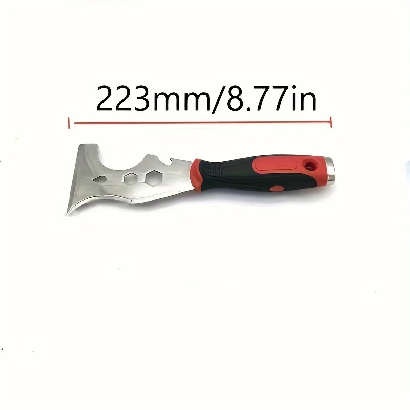 LiTuiLi 16-in-1 Ultimate Multifunction Scraper Tool for Plaster Putty Metal