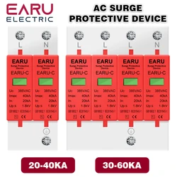 Premium Lightning Surge Protector - 40KA to 60KA, 385V, Low Voltage Arrester Device - AC385V 30 - 60KA