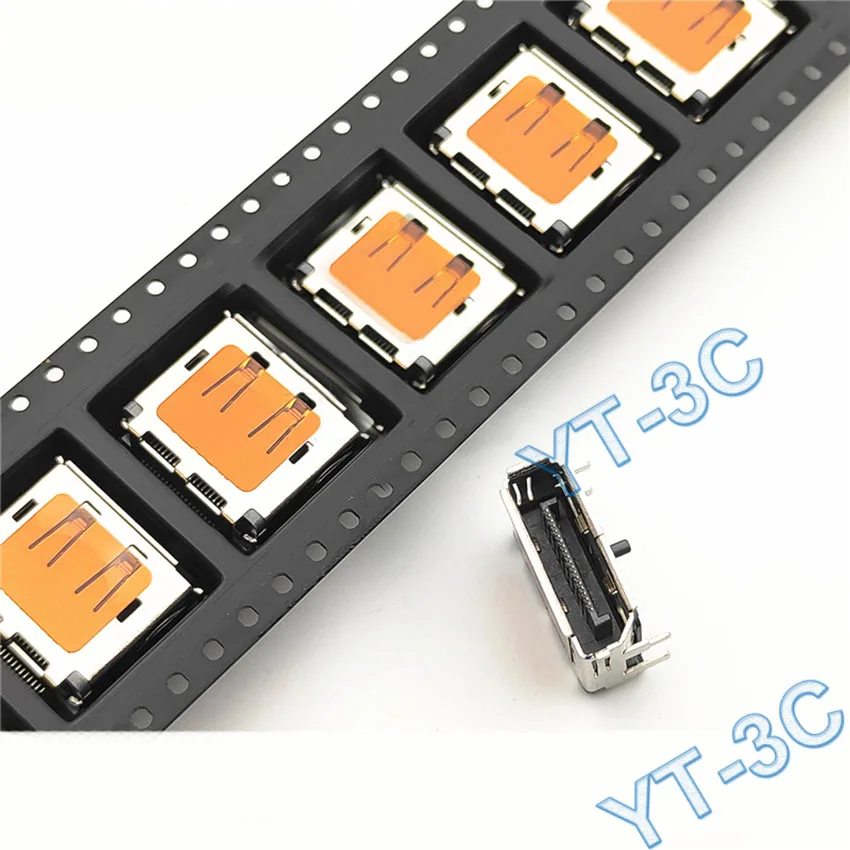 5PCS New SMT DP HDMI 20P Female Socket/Jack hdmi cable adapter 20Pin With Column for TV-Interface Monitor