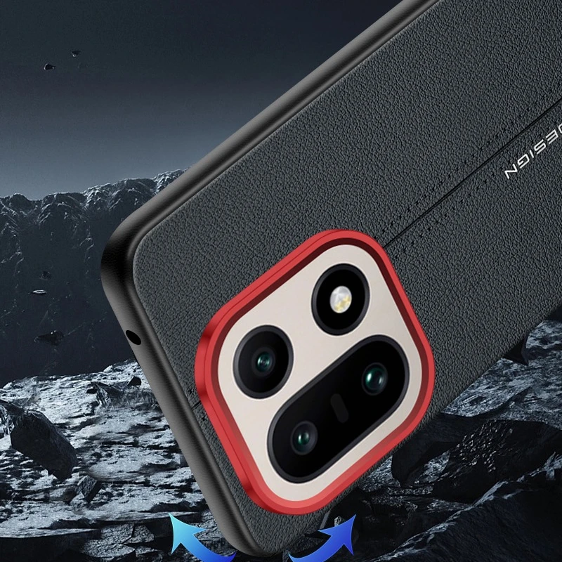 Premium Business PU Leather Case with Soft TPU Edge - Ultra-Thin Protection