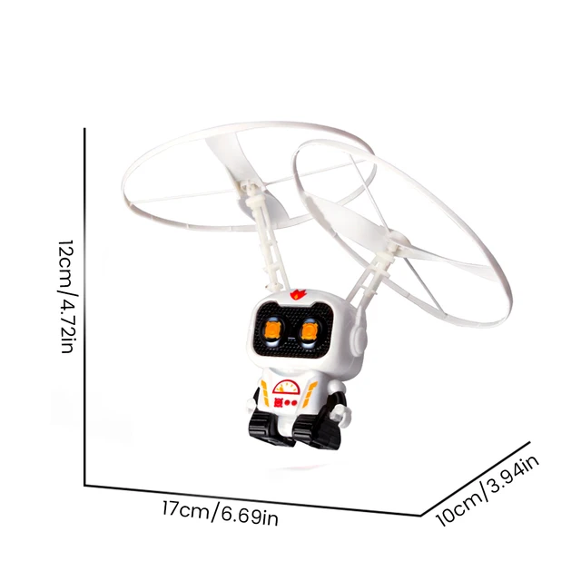 Space Flight Flying Helicopter USB Charging Flying Explorer Toys Aircraft LED Light Flying Suspension Induction Helicopter 6