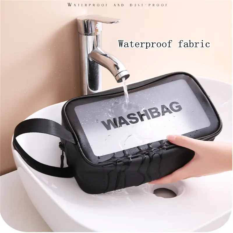 Portable Travel Wash Bag Female Transparent Waterproof Makeup Storage Pouch Large Capacity Cosmetic Organizer Beauty Women Case 5