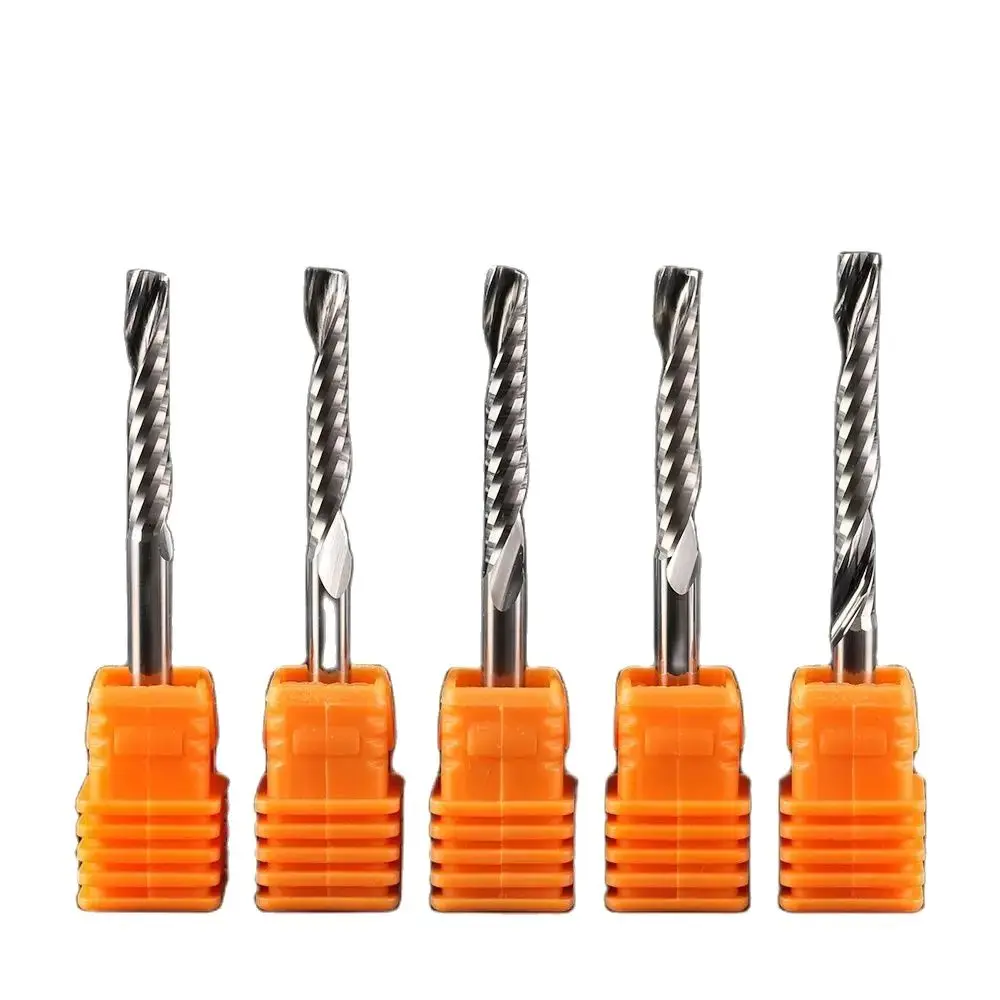 

Weitol Бесплатная доставка 5A 1 шт. 4 мм твердосплавная Концевая фреза с одной канавкой набор концевых фрез ЧПУ фреза для дерева и МДФ режущая фреза