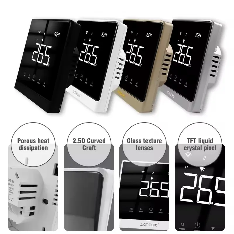 Tuya Smart Floor Heating Wifi Thermostat For Boiler Room Temperature Remote Controller Google Home\\Aleax
