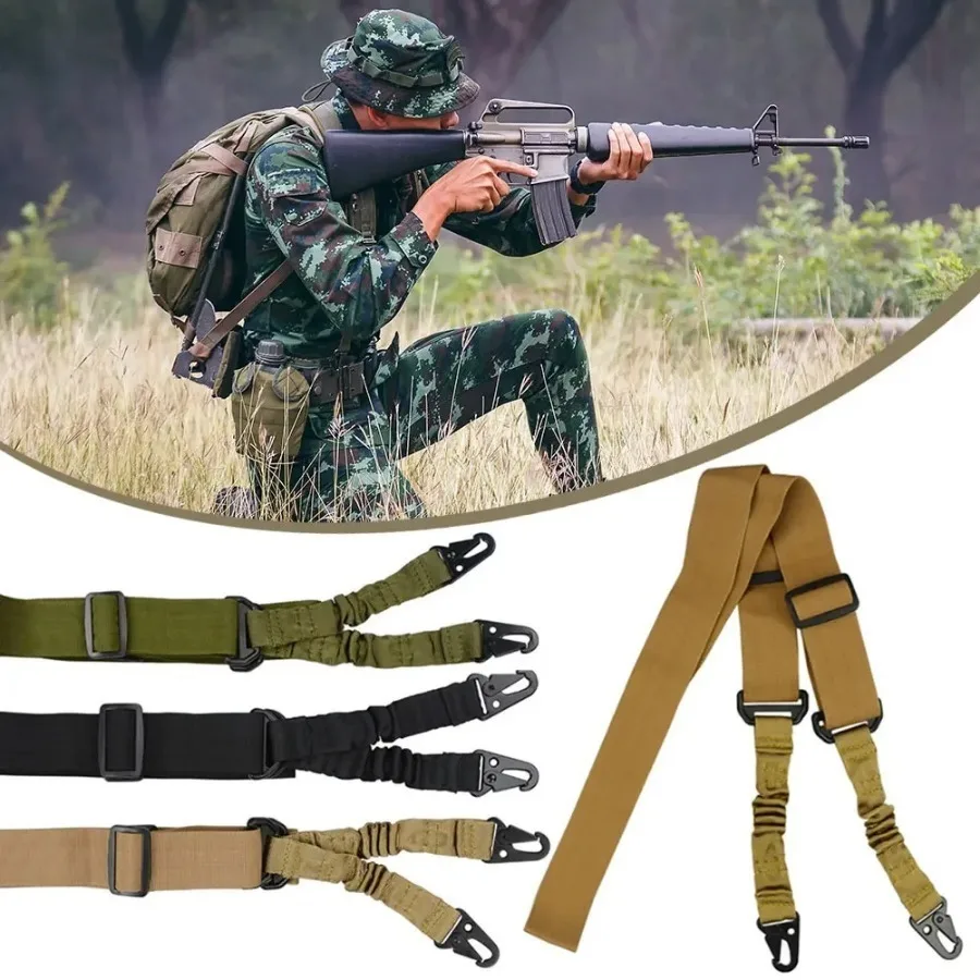 With QD Mounts Military 3-Point Tactical Sling - Army, USMC, Black ...