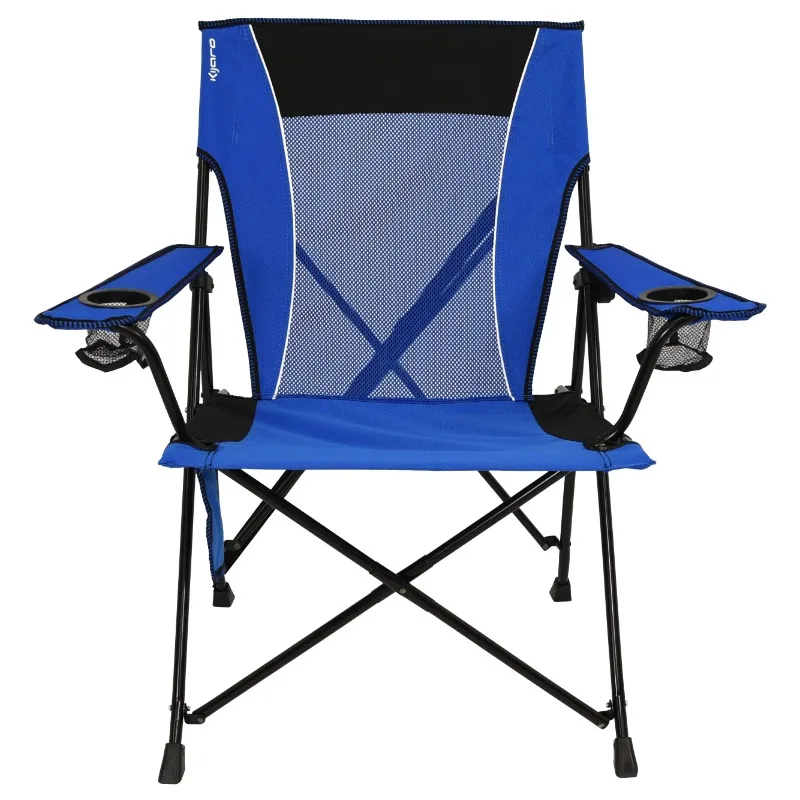 

Kijaro Maldives Blue Recycled Repreve Fabric Adult Dual Lock Portable Camping Chair