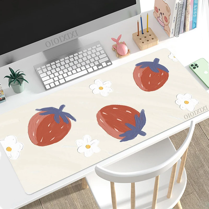 Bonito Kawaii Grande Gaming Mouse Pad xl hd Computador Personalizado Mousepad Não-deslizamento Borracha Natural Soft pc Mat Xxl - Imagem 4