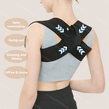 Posture Corrector Back Brace Clavicle Support Stop Slouching and Hunching Adjustable Back Trainer Unisex Correction Belt 1