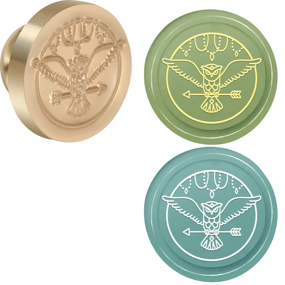 

Eagle Wax Seal Stamp Diy Craft Supplies Scrapbooking Christmas Wedding Invitation for Decoration Wine Bags, Notebooks, Gifts