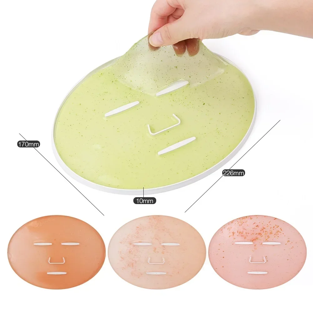 DIY Mini Face Mask Maker Automatic Vegetable Natural Collagen Fruit Face Mask Machine Skin Care Brush wtih 10Pcs Mask Molds 3