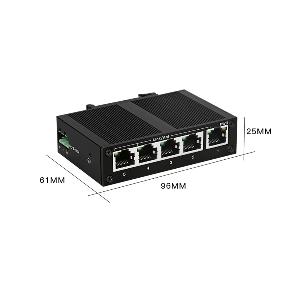 

5-портовый 100 Мбит/с сетевой коммутатор Ethernet коммутатор промышленного класса неуправляемый рельсовый Тип Промышленный сетевой сплиттер вилка европейского стандарта