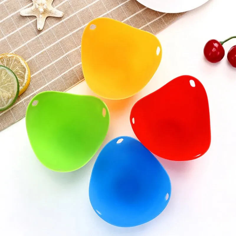 Silicone Baking Mold Egg Cooker Mold Silicone Baking Tools Ice Cream Jelly Pudding Soap Cake Household Breakfast High Temperature Resistant