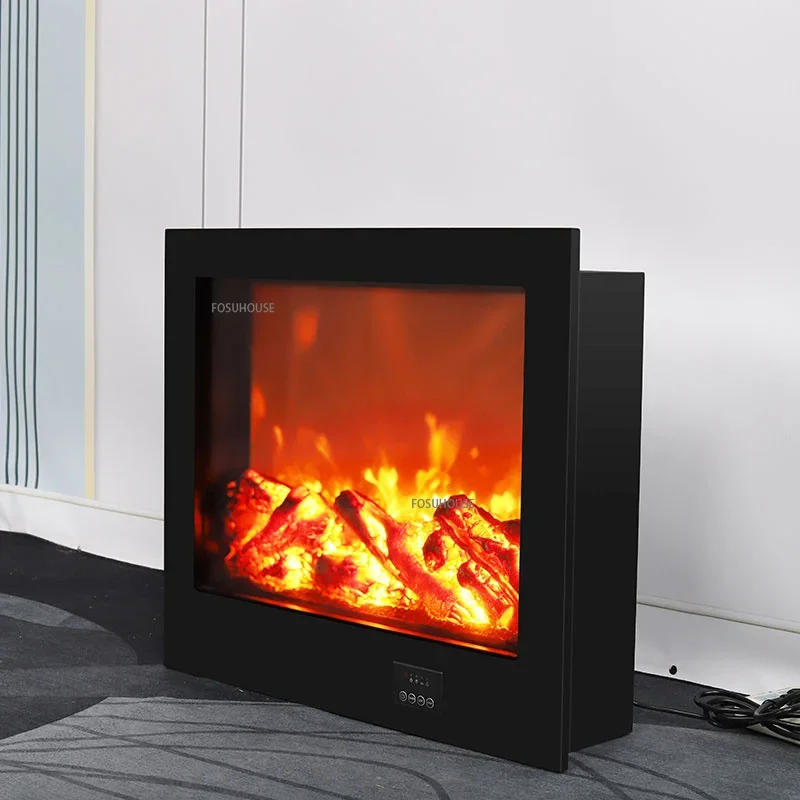 Fireplace Core for Restaurant Home Decoration 3D Simulation Electric Flame Living Room Embedded TV Stand Fireplaces