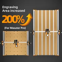 FoxAlien 4080 Extension Kit Upgraded Hybrid Spoilboard Masuter Pro CNC Router Machine Working Area Extend (15.75" x 31.5", X-Y) 2
