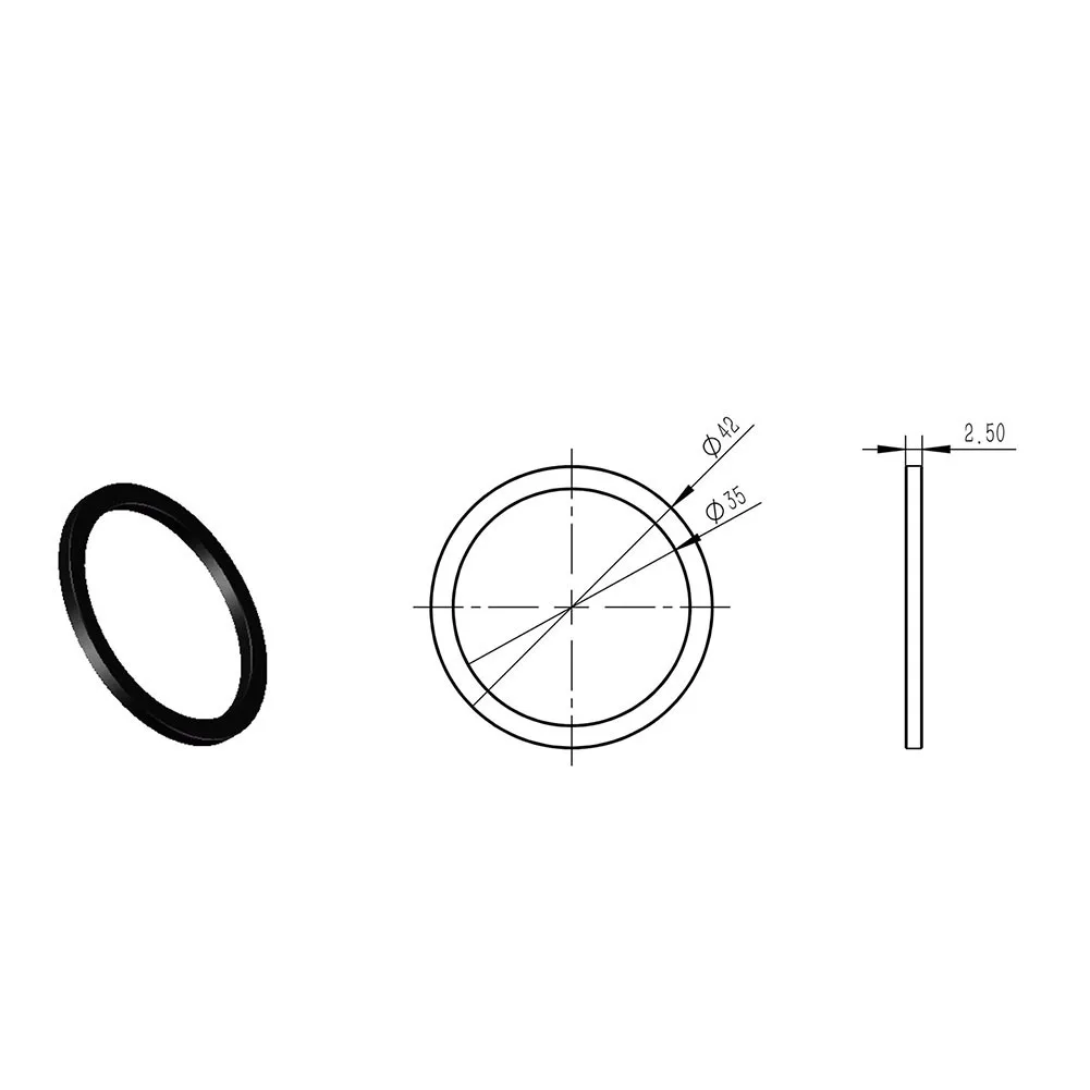 

Hot New Practical Durable High Quality Gasket Black Central Motor Components Electric Bicycle For Bafang Metal