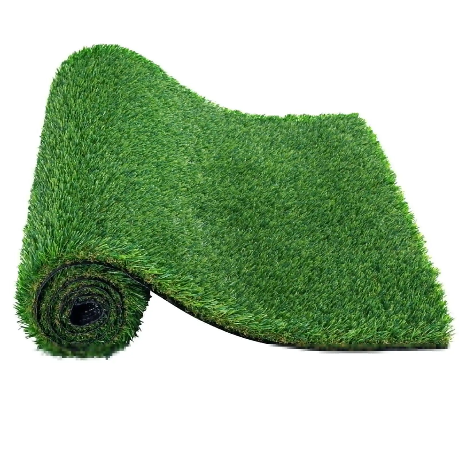 Artifical Grass, 4 x 6 ft Rug Green Turf, 1.38"Fake Door Mat Outdoor Patio Lawn Decoration, Easy to Clean with Drainage Holes