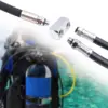 Diving Female Male Adaptor Low Pressure Pipe 3/8-24 Male Hose Adapter Connector Plitter Regulator Water Sports 4