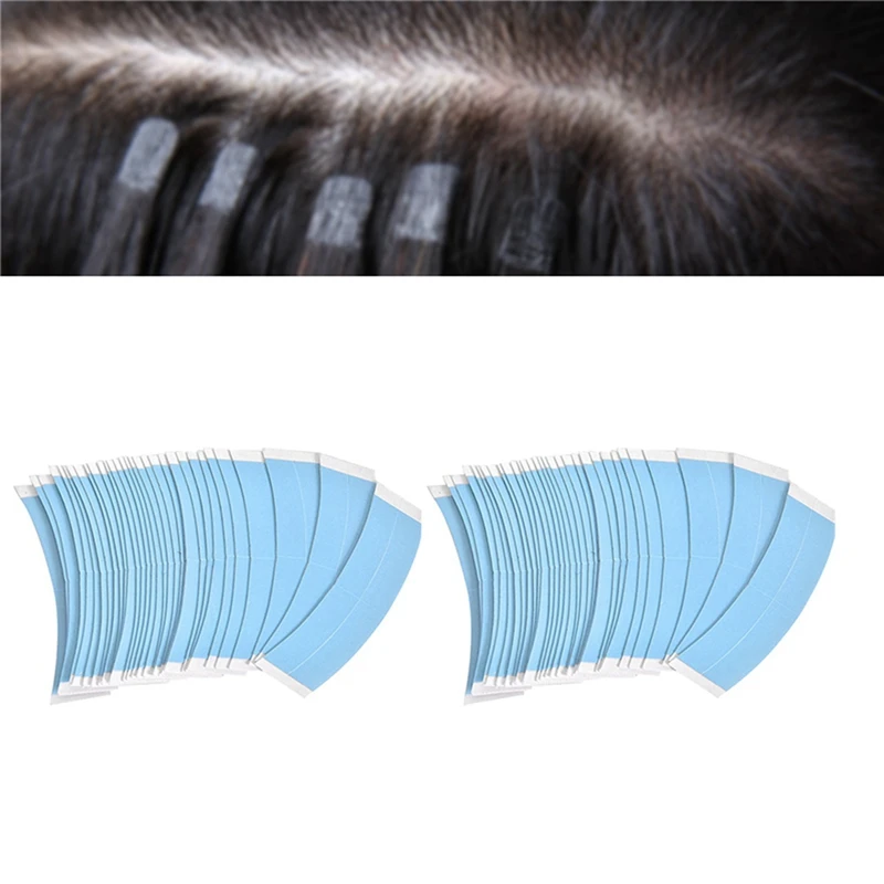 

Прочная двойная клейкая лента для париков, 180 шт., удлиненная водонепроницаемая лента для париков, прочная плёнка для париков с Прорезной линией