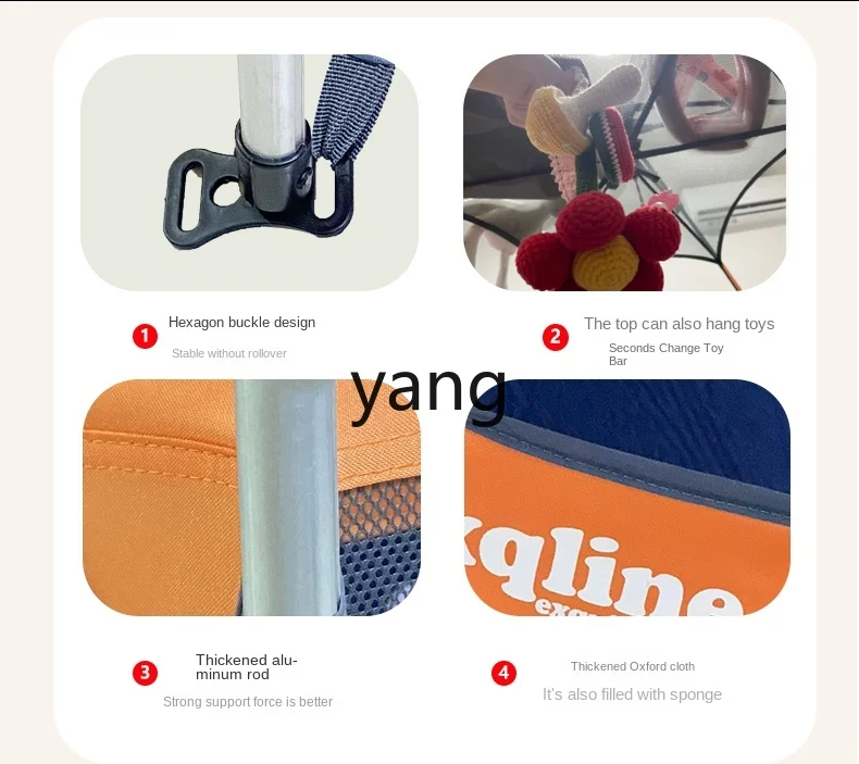 LMM Baby Tent Fence Exqline Game Fence Indoor Outdoor Small Apartment Fabric One-Click Installation Foldable