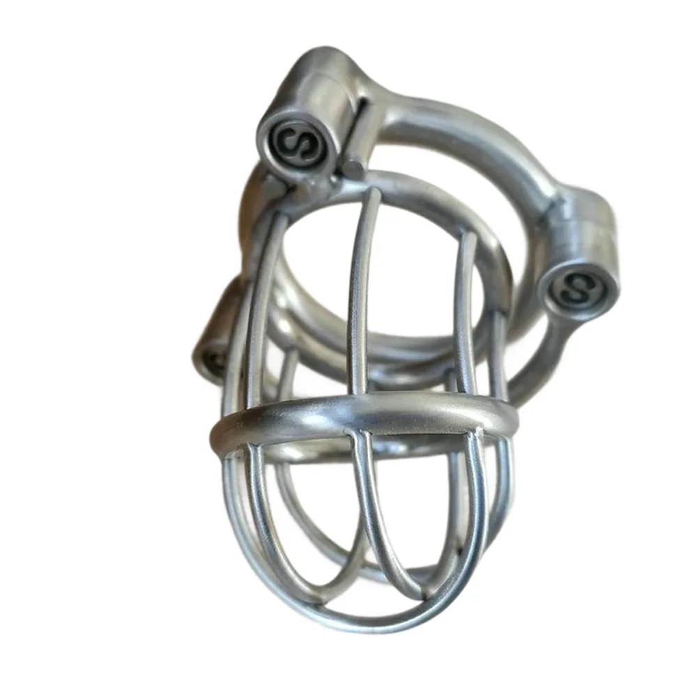 Stainless Steel Metal Chastity Cage Men Customizable Cock Cage CBT Penis Bondage Screw Lock BDSM Sex Toy Male Chastity Device