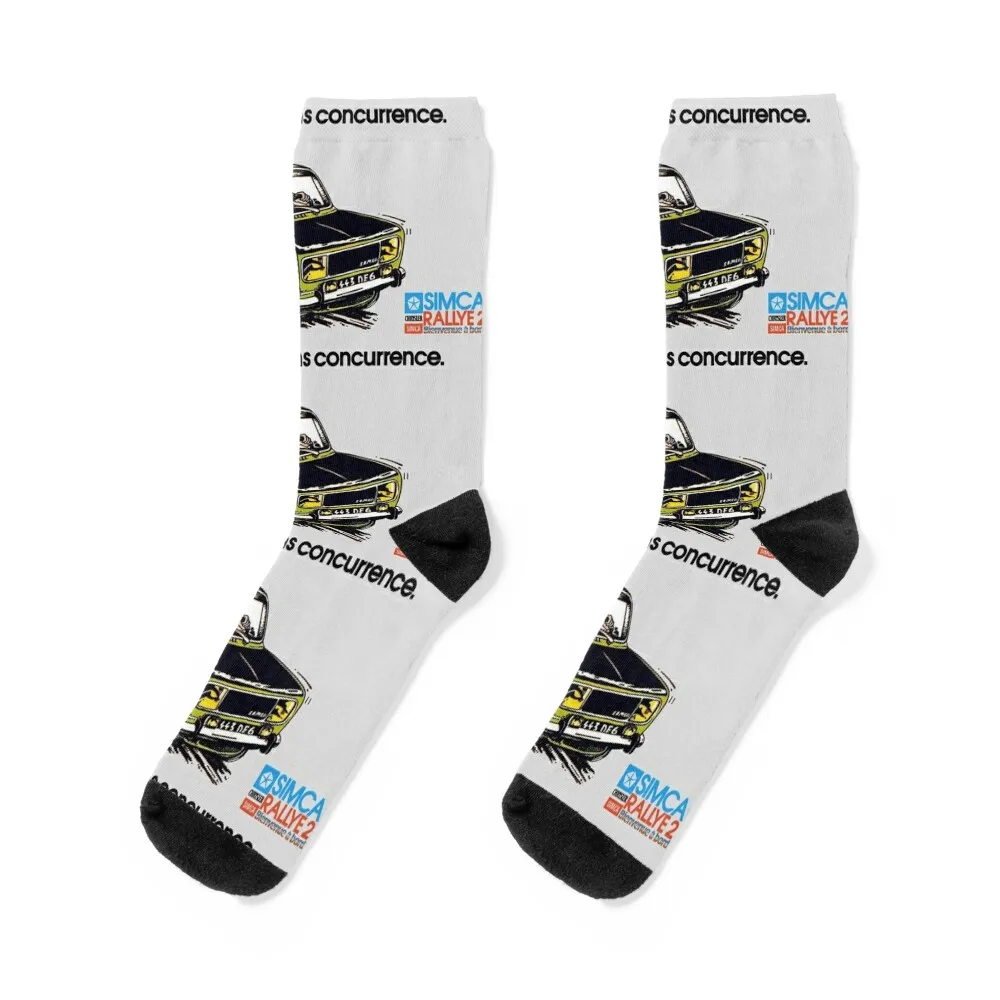 

SIMCA RALLYE 2 Socks sports stockings anime moving stockings Socks Women Men's