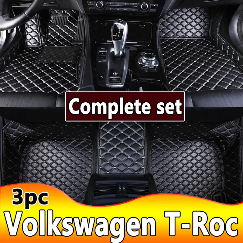 

Car Floor Mats for VW Volkswagen T-Roc A11 AC7 2018 2019 2020 Interior Details Car Accessories Carpet
