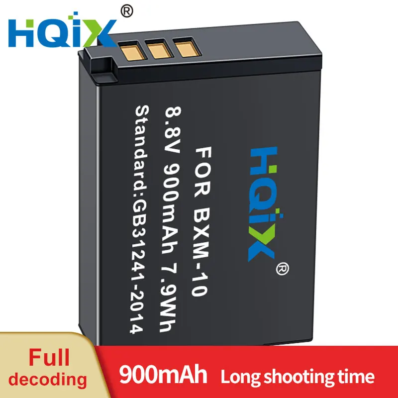 Hqix Per Xiao Yi M1 Yi-M1 Fotocamera Mirrorless Bxm-10 Batteria Caricabatterie Bxm10
