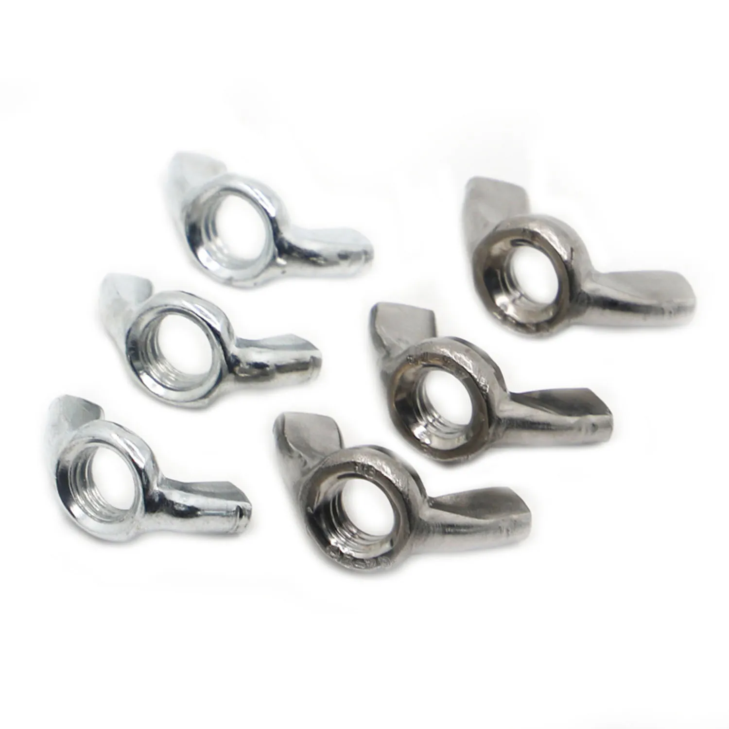 

304 Stainless Steel DIN315 Wing Butterfly Nuts M3 M4 M5 M6 M8 M10 M12 Zinc Plated Carbon Steel Hand Tighten Nut