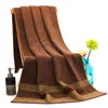Thickened Cotton Bath Towel Increases Water Absorption Adult Bath Towel Solid Color Golden Silk Soft Affinity Face Towel 5