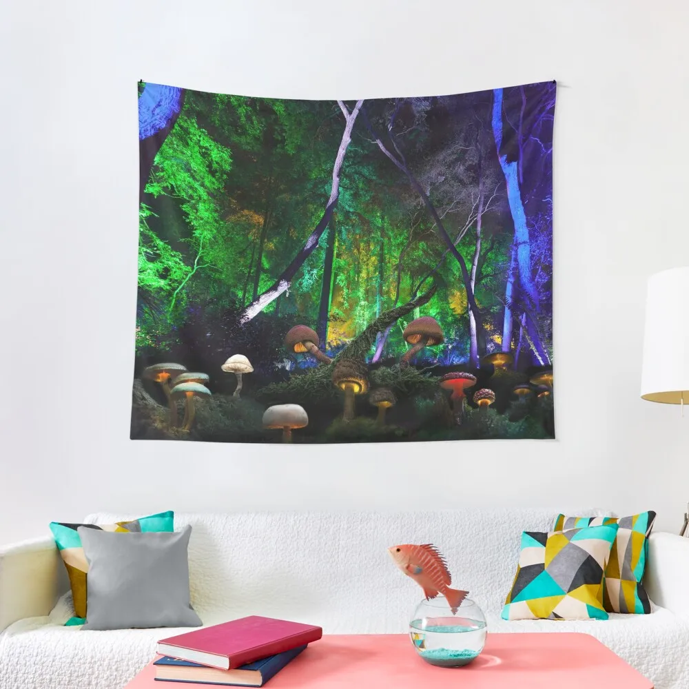 

FAIRY'SMUSHROOM FOREST Tapestry Bedroom Decor Aesthetic For Bedroom Tapestry