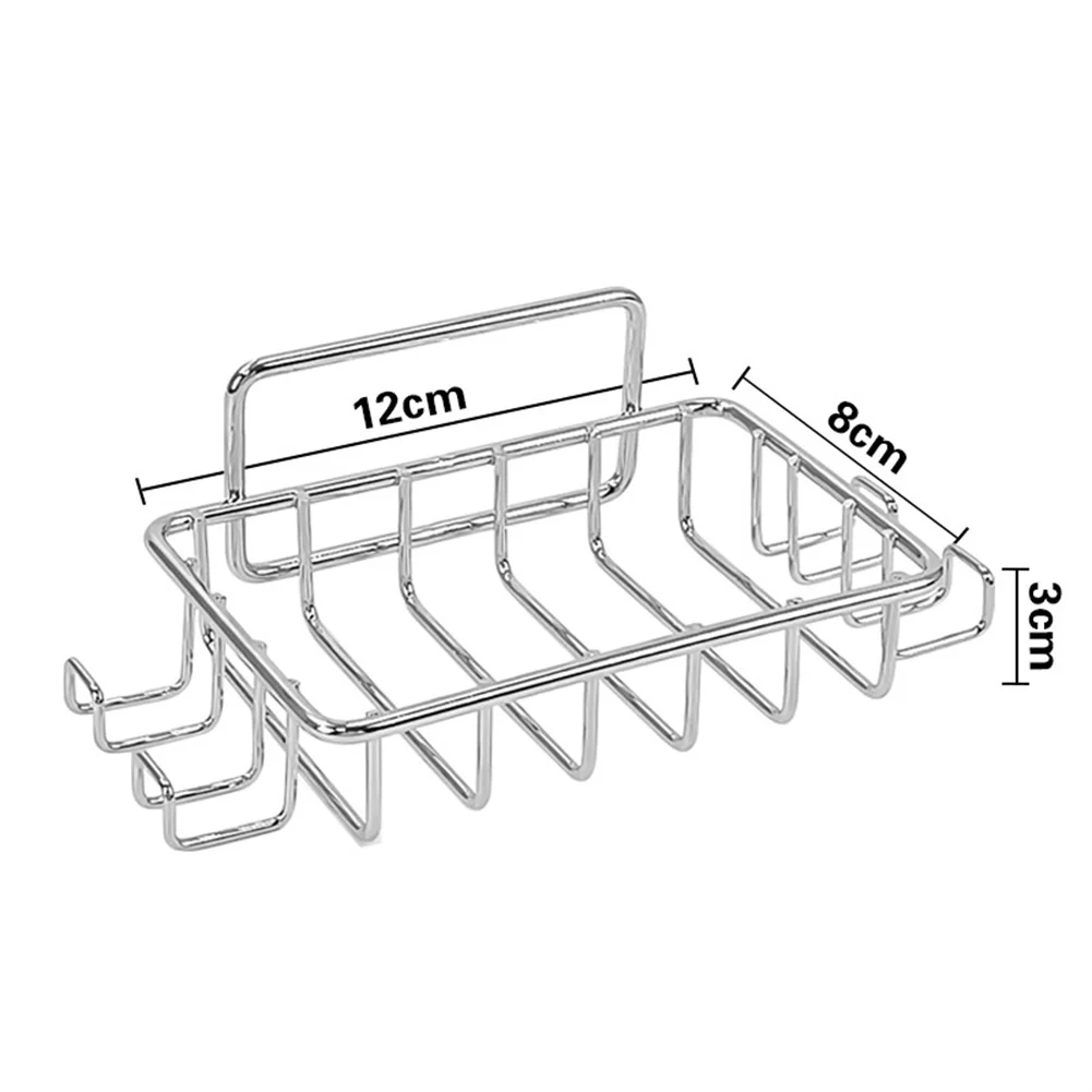 

1 Pc Wall-mounted Soap Dish For Bathroom Stainless Steel Soap Holders For The Shower Razor Holder Bathroom Organizer Accessories