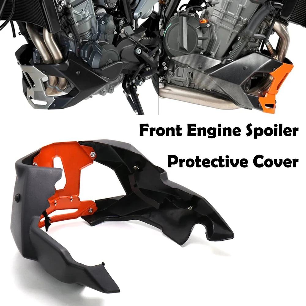 Motorcycle Engine Cover Engine Cover Protector Engine Guard For 790 DUKE 790duke 890 DUKE R 890duke R Motorcycle Front Engine Spoiler Protective Cover