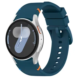 Premium Silicone Sport Band for Smartwatches - Versatile & Durable Design (Deep Blue B)