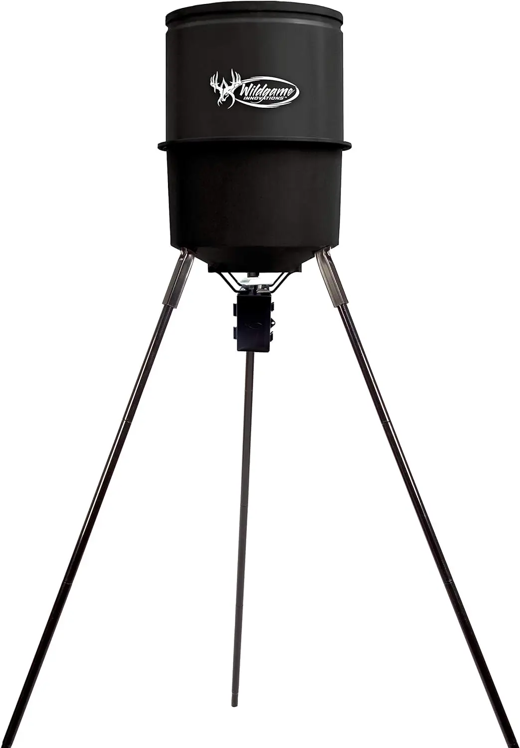 

Quick-Set 225 lb Game Feeder with Digital Timer | Durable Tripod Corn/Pellet Hunting Feeder with 1-4 Available Feed Times &