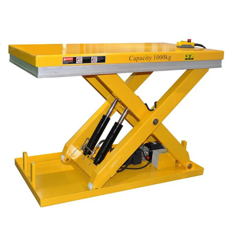 

Scissor Lift Cart Hydraulic Manual Table Mobile Lift Platform